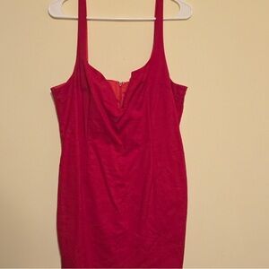 Elegant Red Mini Dress